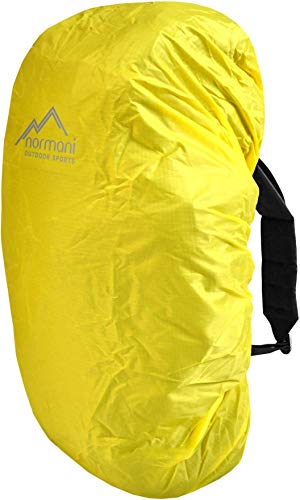 normani Rucksackcover Regenhülle Regenschutz in verschiedenen Größen Farbe Neongelb Größe XL von normani