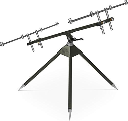 normani Rutenhalter Rutenauflage Rod Pod Rutenständer aus Aluminium für 4 Ruten mit Teleskopfüßen Angel-Ständer mit Transporttasche Farbe Olive normani Rutenhalter Rutenauflage Rod Pod Rutenständer aus Aluminium für 4 Ruten mit Teleskopfüßen Angel-Ständer mit Transporttasche Farbe Olive von normani