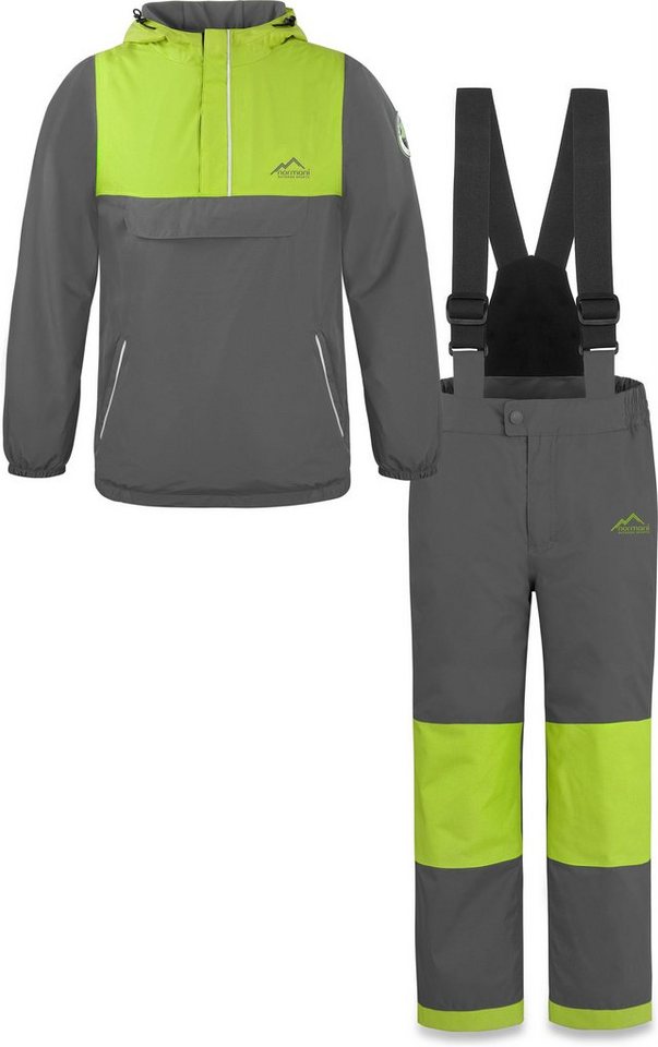 normani Schneehose Kinder WinterSet Thermohose und Windbreaker Wasserdichte Ski Thermohose und Winterjacke Schneeanzug Ski Set für Jungen und Mädchen von normani