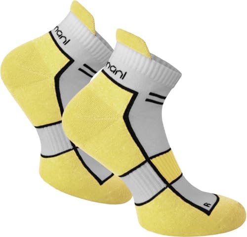 normani Sneaker Running Laufsocken 4 oder 8 Paar Funktionssocken mit Frotteesohle und Stützfunktion Farbe Blazing Yellow Größe 4 Paar 43/46 normani Sneaker Running Laufsocken 4 oder 8 Paar Funktionssocken mit Frotteesohle und Stützfunktion Farbe Blazing Yellow Größe 4 Paar 43/46 von normani