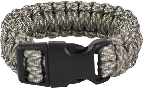 normani Survivalarmband aus geflochtener Paracord mit Clipverschluss 22mm Farbe at-digital Größe L von normani