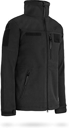 normani Tactical Fleecejacke Delta-Jacke mit 3-lagiger, atmungsaktiver Membran und Patchfläche am Arm Farbe Schwarz Größe XL normani Tactical Fleecejacke Delta-Jacke mit 3-lagiger, atmungsaktiver Membran und Patchfläche am Arm Farbe Schwarz Größe XL von normani