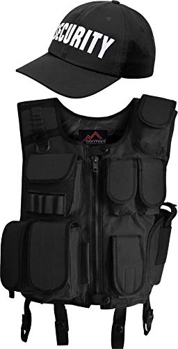 normani Taktische Einsatz Weste SWAT Patch mit Pistolenholster und SWAT Cap Tactical Vest Farbe Security Größe L normani Taktische Einsatz Weste SWAT Patch mit Pistolenholster und SWAT Cap Tactical Vest Farbe Security Größe L von normani