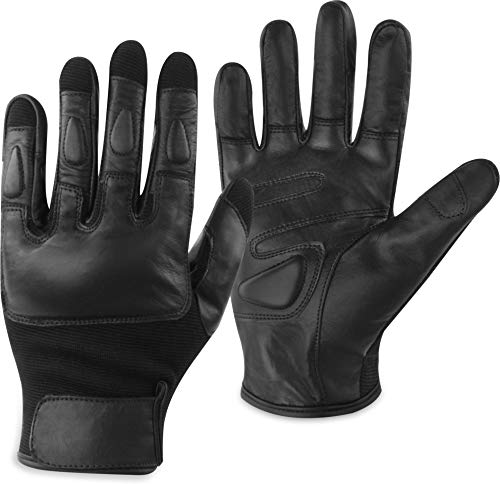 normani Taktische Quarzsand Vollfinger Handschuhe aus Leder 100% Rindsleder Größe 3XL von normani