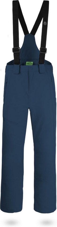 normani Thermohose Herren Winter-Softshellhose mit Hosenträgern Outdoorhose Skihose gefütterte Funktionshose mit abnehmbaren Hosenträgern von normani