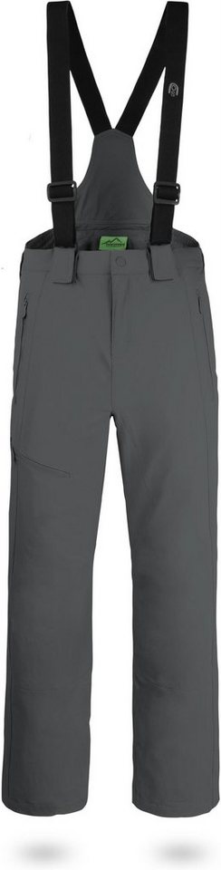 normani Thermohose Herren Winter-Softshellhose mit Hosenträgern Outdoorhose Skihose gefütterte Funktionshose mit abnehmbaren Hosenträgern von normani