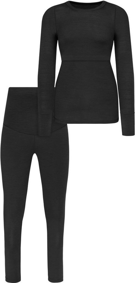 normani Umstandsleggings Merino Unterwäsche Umstandsmode Garnitur Set Umstandspullover und Umstandshose aus RWS Merinowolle normani Umstandsleggings Merino Unterwäsche Umstandsmode Garnitur Set Umstandspullover und Umstandshose aus RWS Merinowolle von normani