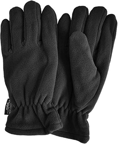 normani Thinsulate Herren Fleece Handschuhe mit Fleecefütterung - schön warm für kalte Tage Farbe Schwarz Größe S von normani