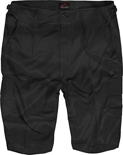 normani US Army Ranger Shorts BDU Cargo Kurze Hose Farbe Schwarz Größe 5XL von normani