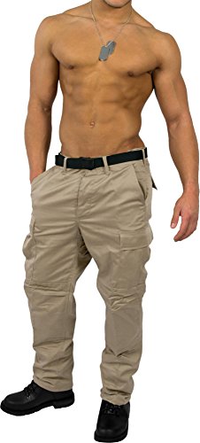 US Rangerhose Freizeithose Rangerhose BDU Style Farbe Khaki Größe S von normani