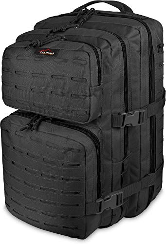 normani Wanderrucksack 50 Liter mit verstellbarem Schultergurt und Hüftgurt Farbe Schwarz normani Wanderrucksack 50 Liter mit verstellbarem Schultergurt und Hüftgurt Farbe Schwarz von normani
