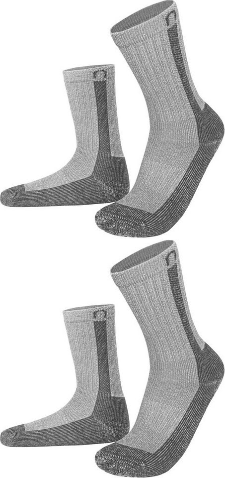 normani Wandersocken 2 Paar Merino Wander- und Arbeitssocken Nowra (Set, 2 Paar) hochwertige Merinowolle von normani