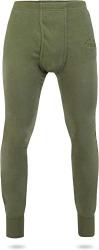 normani Warme Thermo Winter Unterhose mit Plüschfutter Inuvik Farbe Olive Größe 3XL von normani