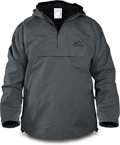 normani Winddichte Funktions-Jacke für Damen und Herren von S-4XL Farbe Anthrazit/Schwarz Größe XS von normani