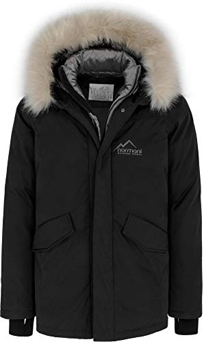 normani Winterjacke Herren Outdoor Parka mit Kapuze bis -55,2°C - wassedichte Hochleistungsjacke 20.000 mm Wassersäule und PFC-freie DWR Imprägnierung Größe M normani Winterjacke Herren Outdoor Parka mit Kapuze bis -55,2°C - wassedichte Hochleistungsjacke 20.000 mm Wassersäule und PFC-freie DWR Imprägnierung Größe M von normani