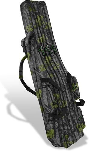 normani XXL Angel Tasche Futteral 190cm oder 210cm Rutentasche Anglerrucksack - 8 Taschen für 6 Ruten und Kescher Farbe Fog-Autumn-Camo Größe 190 cm normani XXL Angel Tasche Futteral 190cm oder 210cm Rutentasche Anglerrucksack - 8 Taschen für 6 Ruten und Kescher Farbe Fog-Autumn-Camo Größe 190 cm von normani