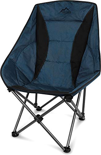 normani XXL Campingsessel Camping-Comfort-Freizeitstuhl gepolsterter Faltstuhl Moon-Chair mit Tragetasche in unterschiedlichen Farben - bis 150 Kg belastbar Farbe Blau normani XXL Campingsessel Camping-Comfort-Freizeitstuhl gepolsterter Faltstuhl Moon-Chair mit Tragetasche in unterschiedlichen Farben - bis 150 Kg belastbar Farbe Blau von normani