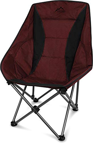 normani XXL Campingsessel Camping-Comfort-Freizeitstuhl gepolsterter Faltstuhl Moon-Chair mit Tragetasche in unterschiedlichen Farben - bis 150 Kg belastbar Farbe Rot normani XXL Campingsessel Camping-Comfort-Freizeitstuhl gepolsterter Faltstuhl Moon-Chair mit Tragetasche in unterschiedlichen Farben - bis 150 Kg belastbar Farbe Rot von normani