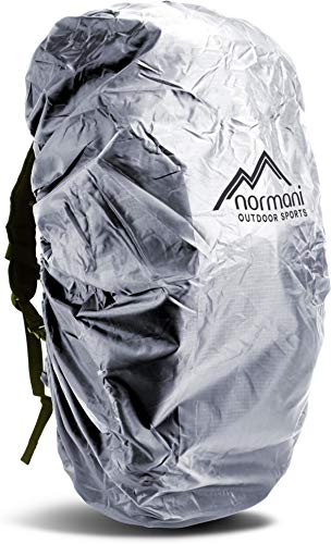 normani wasserdichter Regenueberzug Raincover Regenhülle für Backpacks Rucksack Farbe Reflektierend Größe 40-50 Liter von normani