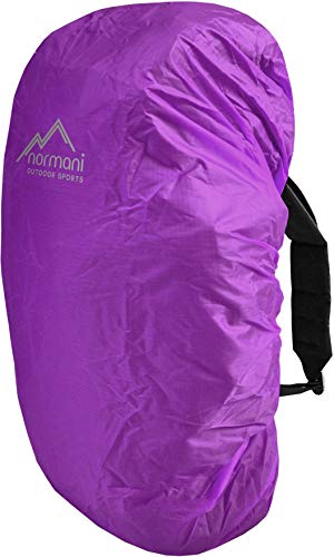 normani wasserdichter Regenueberzug Raincover Regenhülle für Backpacks Rucksack Farbe Violett Größe 60-70 Liter von normani