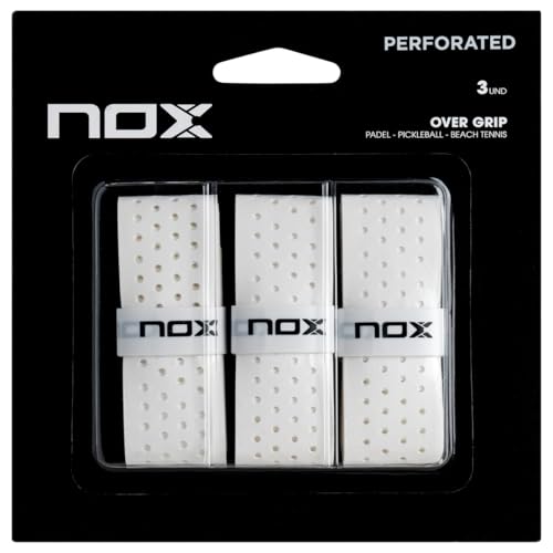 NOX Blister 3 Overgrips perforiert weiß Overgrip NOX Blister 3 Overgrips perforiert weiß Overgrip von nox