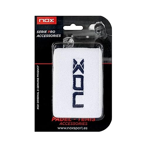 NOX Blister 2 Schweißbänder für Erwachsene, Unisex, Weiß NOX Blister 2 Schweißbänder für Erwachsene, Unisex, Weiß von nox