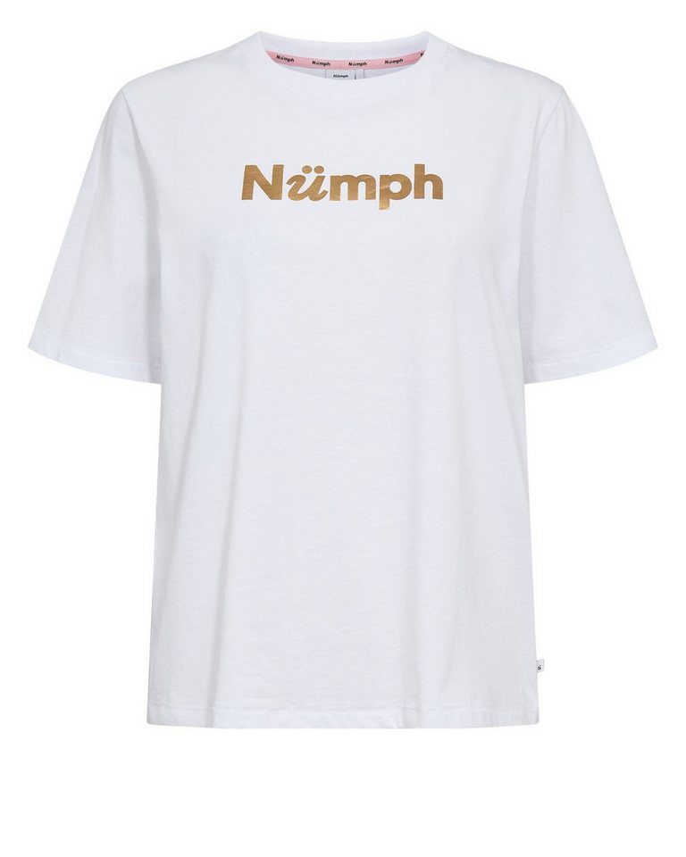 nümph T-Shirt - trendiges T-Shirt mit Logo Print - Basic T-Shirt - Numinny Shirt von nümph