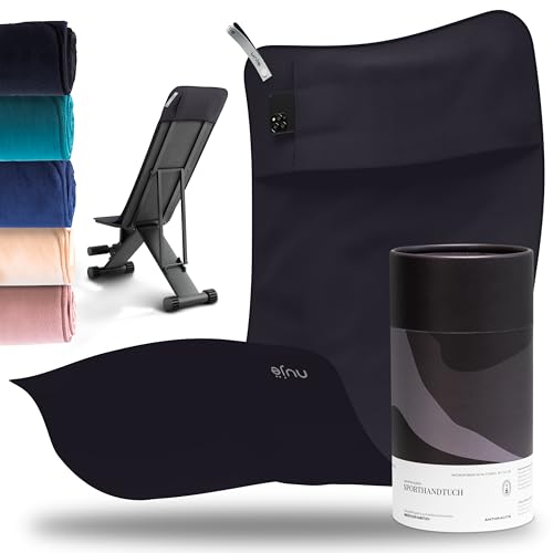 nujë Fitness Handtuch MIT Geschenkverpackung I mit Tasche Microfaser I Sporthandtuch Fitnessstudio I Extra groß & mit Umschlag für alle Geräte I Gym-Handtuch I Gym Towel nujë Fitness Handtuch MIT Geschenkverpackung I mit Tasche Microfaser I Sporthandtuch Fitnessstudio I Extra groß & mit Umschlag für alle Geräte I Gym-Handtuch I Gym Towel von nujë