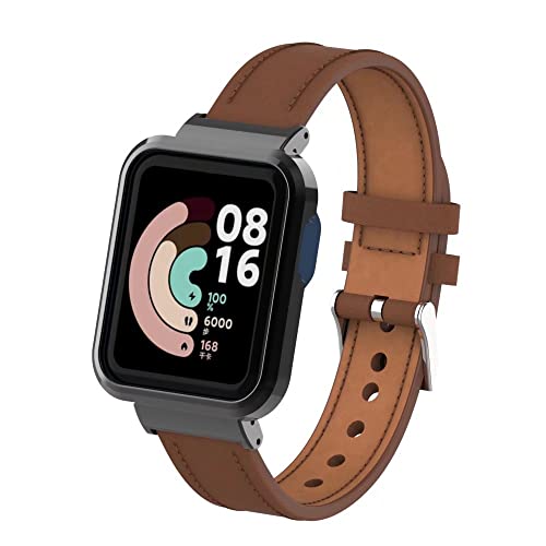 nuosiweilang Kompatibel Für Xiaomi Mi Watch Lite Armband,Sport Leder Uhrenarmband Armband Ersatzarmband Für Mi Watch Lite/Redmi Watch Männer und Frauen,Braun nuosiweilang Kompatibel Für Xiaomi Mi Watch Lite Armband,Sport Leder Uhrenarmband Armband Ersatzarmband Für Mi Watch Lite/Redmi Watch Männer und Frauen,Braun von nuosiweilang