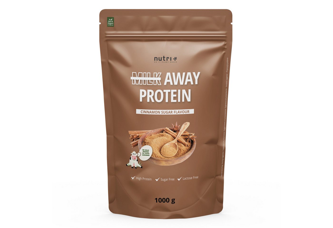 nutri+ Milk Away Protein - Veganes Eiweißpulver ohne Soja Pulver, 1 er nutri+ Milk Away Protein - Veganes Eiweißpulver ohne Soja Pulver, 1 er von nutri+