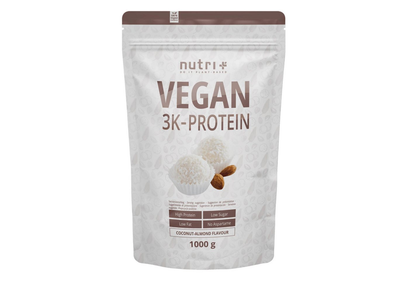 nutri+ Protein Pulver Vegan 3K Pulver, 1 er nutri+ Protein Pulver Vegan 3K Pulver, 1 er von nutri+