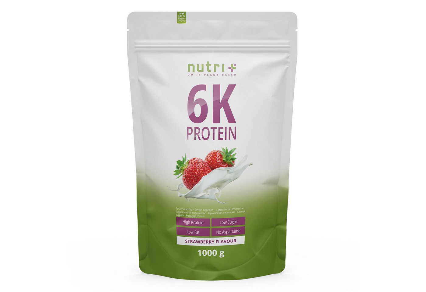 nutri+ Proteinpulver 6K Eiweiß Pulver, 1 er von nutri+