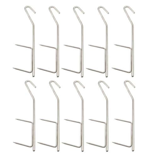 ok4y 10 Stück Räucherhaken Edelstahl Deluxe Doppelspitz L 15 cm 5 mm Ø extra stark räuchern von Fisch Fleisch Käse Wurst ok4y 10 Stück Räucherhaken Edelstahl Deluxe Doppelspitz L 15 cm 5 mm Ø extra stark räuchern von Fisch Fleisch Käse Wurst von ok4y