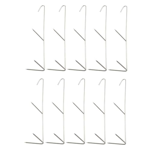 ok4y 10 Stück Räucherhaken Edelstahl Doppelspitz Krallen 15 cm 3 mm Ø räuchern von Fisch Fleisch Käse Wurst ok4y 10 Stück Räucherhaken Edelstahl Doppelspitz Krallen 15 cm 3 mm Ø räuchern von Fisch Fleisch Käse Wurst von ok4y