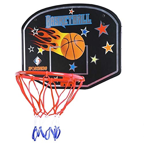 Basketballkorb Für Kinder Mit Rückwand Und Netz Für Den Innenbereich Kinder Hängendes Basketball-Rückenbrett 60 X 45,5 cm, 3 Farben Wahlweise Freigestellt(B) von okuya