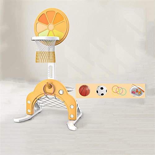 Basketballkorb-Set Kinder 3 In 1 Basketball-Ständer Höhenverstellbar Von 90-150cm Basketball-Ständer Mit Ball Und Angelspielgerät, Kinder von okuya