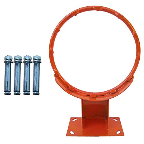 Basketballstand, Robuster Rostender Metallstabiler Basketballstand, Geeignet Für Jugendliche Erwachsene, Standard-Durchmesser 45 cm(Orange) von okuya