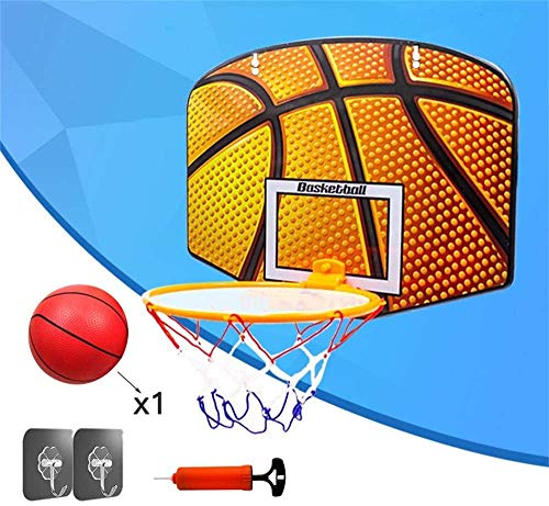 Faltbarer hängender Kind Basketball-Reifen mit Kugel- und Pumpen Kinder-Backboard-Net-Set 35.5x26.3cm von okuya