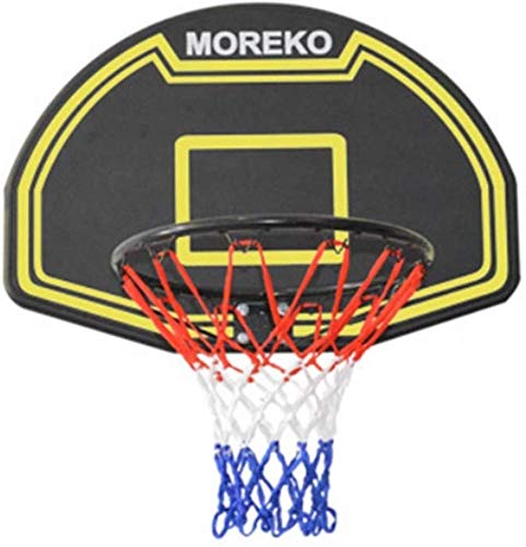 Hängen Basketballkorb Basketballständer Outdoor Sports Adult Wand Standard-Backboard, 112 × 73cm(Yellow) von okuya