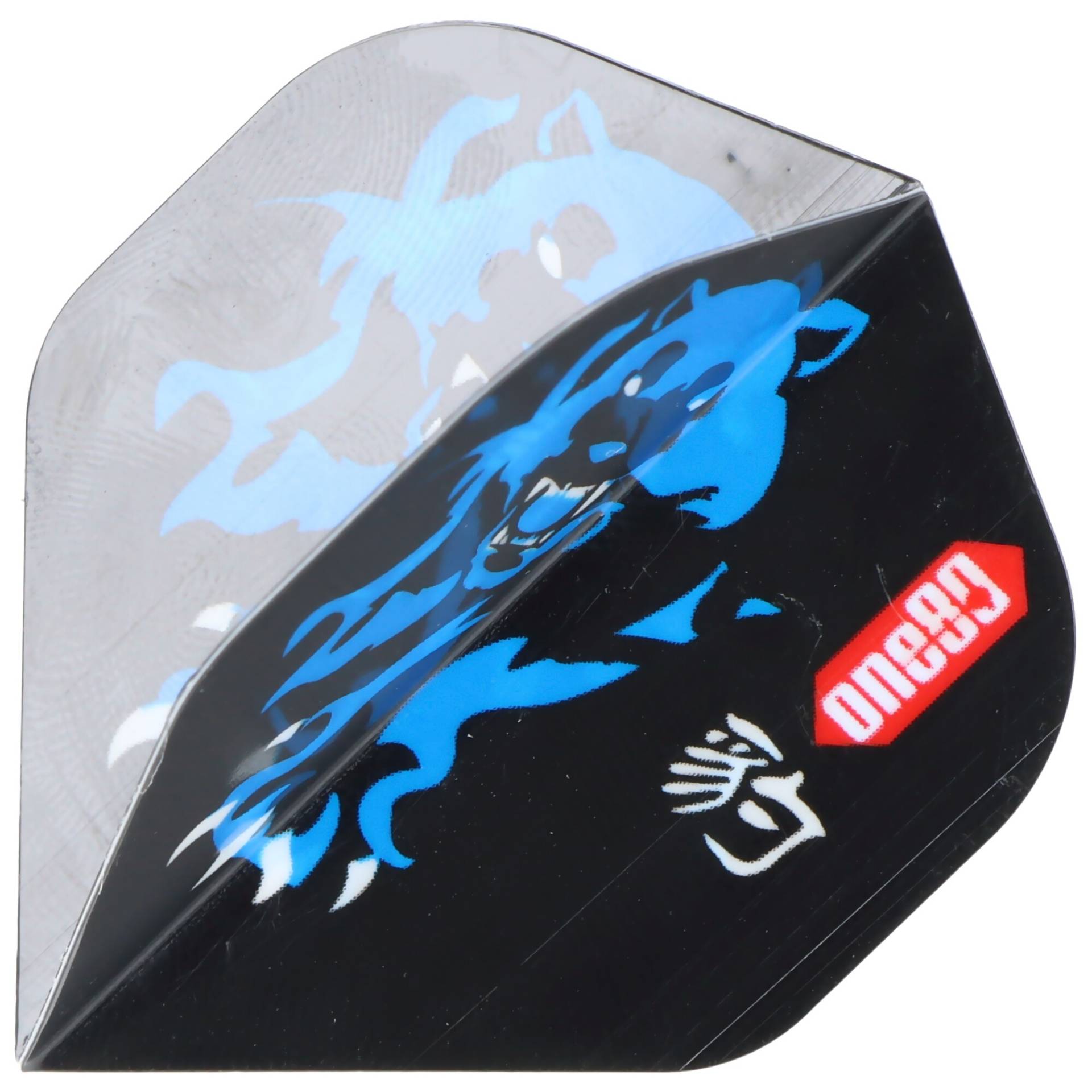 Dart Flights schwarz mit dem blauen Panther Dart Flights schwarz mit dem blauen Panther von one80