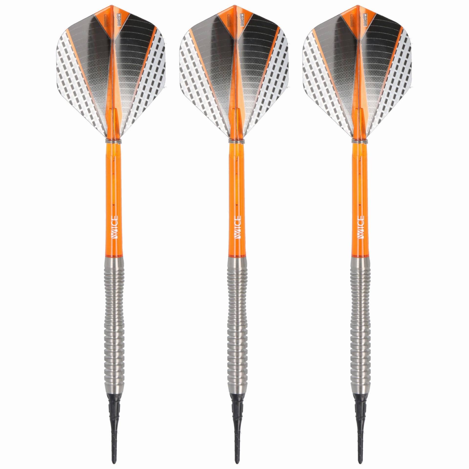Strike 03 Softdart, silber, 80% Tungsten, 16 Gramm Strike 03 Softdart, silber, 80% Tungsten, 16 Gramm von one80