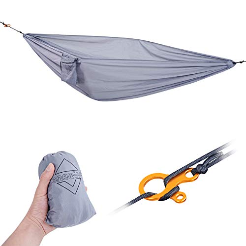 Onewind Premium Gear Hängematte Underbelly Storage, leichte und tragbare Mini Hängematte Gear Sling für Camping, Backpacking, Angeln und Segeln, 160cm*140cm Hellgrau Onewind Premium Gear Hängematte Underbelly Storage, leichte und tragbare Mini Hängematte Gear Sling für Camping, Backpacking, Angeln und Segeln, 160cm*140cm Hellgrau von onewind