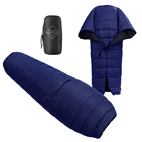 onewind Large Topquilt Wearable Blanket Adventure Poncho-Ultralight for Camping, Backpacking, Throu-Hiking,Blue onewind Large Topquilt Wearable Blanket Adventure Poncho-Ultralight for Camping, Backpacking, Throu-Hiking,Blue von onewind