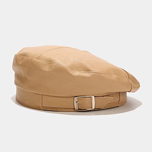 oonui Baskenmütze Damen Vier Jahreszeiten Baskenmütze Mit Fester Lederschnalle, Achteckiger Hut, Damen, Khaki, 55–60 cm oonui Baskenmütze Damen Vier Jahreszeiten Baskenmütze Mit Fester Lederschnalle, Achteckiger Hut, Damen, Khaki, 55–60 cm von oonui
