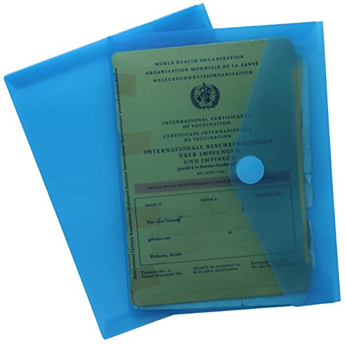 orgaexpert Schutzhülle für Alten Impfpass 160 x 120mm BLAU Mappe mit Klettverschluss Impfausweis Impfbuch Hülle Etui Umschlaghülle orgaexpert Schutzhülle für Alten Impfpass 160 x 120mm BLAU Mappe mit Klettverschluss Impfausweis Impfbuch Hülle Etui Umschlaghülle von orgaexpert