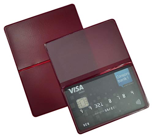 orgaexpert EC Kartenhülle Mappe Bordeaux für 2 Karten 119x94mm Ausweisetui Visitenkartenetui Mäppchen Schutzhülle Bus-Bahnticket Fahrkarte Impfkarte orgaexpert EC Kartenhülle Mappe Bordeaux für 2 Karten 119x94mm Ausweisetui Visitenkartenetui Mäppchen Schutzhülle Bus-Bahnticket Fahrkarte Impfkarte von orgaexpert