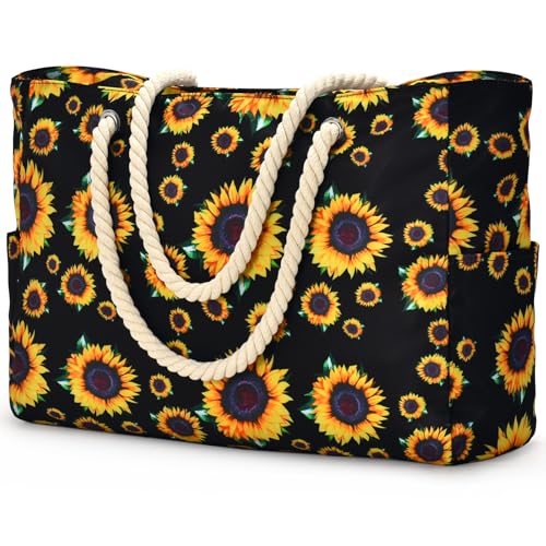 oscaurt Strandtasche Badetasche XXL Familie Shopper Tasche Damen Wasserdicht Tote Bag Beach Bag Einkaufstasche mit Reißverschluss Handtasche Damen Groß Faltbare Reisetasche oscaurt Strandtasche Badetasche XXL Familie Shopper Tasche Damen Wasserdicht Tote Bag Beach Bag Einkaufstasche mit Reißverschluss Handtasche Damen Groß Faltbare Reisetasche von oscaurt