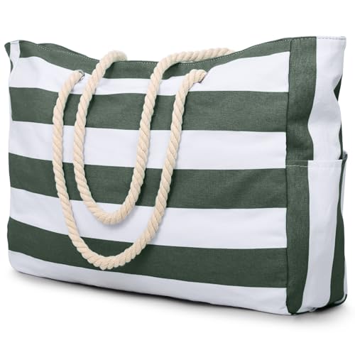 oscaurt Strandtasche Wasserdicht Tote Bag Shopper Tasche Damen Umhängetasche Handtasche Damen Groß Beach Bag mit Reißverschluss Saunatasche Einkaufstasche Faltbar oscaurt Strandtasche Wasserdicht Tote Bag Shopper Tasche Damen Umhängetasche Handtasche Damen Groß Beach Bag mit Reißverschluss Saunatasche Einkaufstasche Faltbar von oscaurt