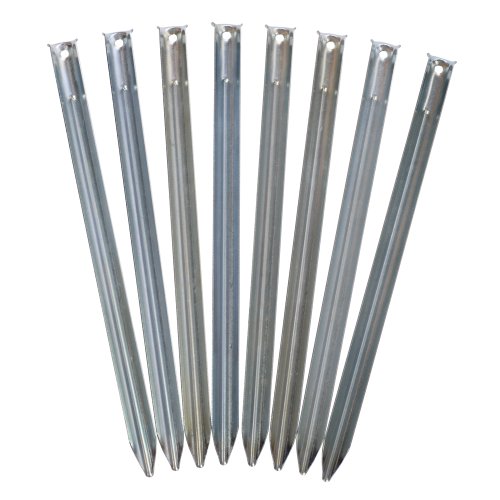 Sandheringe, 30cm - Sandfortress von outdoorer - 8 Stück 1,2 mm dicke Stahlheringe mit V-Profil inkl. Transporttasche Sandheringe, 30cm - Sandfortress von outdoorer - 8 Stück 1,2 mm dicke Stahlheringe mit V-Profil inkl. Transporttasche von outdoorer