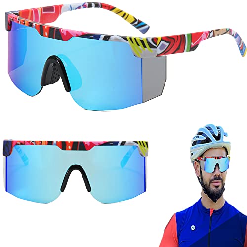 Fahrradbrille，Fahrradbrille Sonnenbrille Herren Damen，,Schnelle Brille，Polarisierte Sonnenbrille UV400，Sportbrille Fahrradbrille ,für Outdooraktivitäten Wie Radfahren Laufen Glof Ski im Freien (AP2) von owlfun